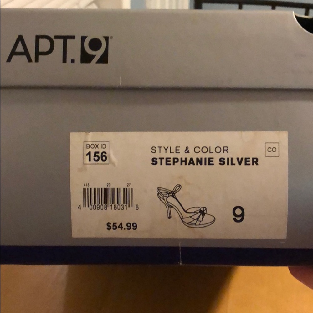 Silver heels